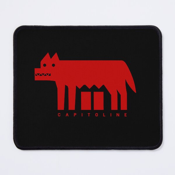 Item preview, Minimalist design of Capitoline Wolf. Art in red ink designed and sold by martodesign.
