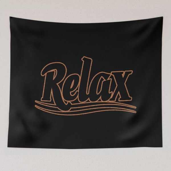 Item preview, Soothing Relax Script Art designed and sold by RuyaFab.