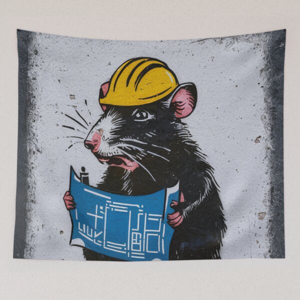 Item preview, Rat Stencil Graffiti designed and sold by Bomax121.