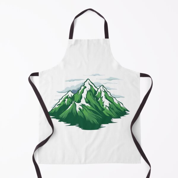Item preview, Green Mountains Peaks Sticker designed and sold by NicolasGlowArt.
