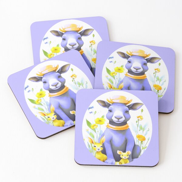 Item preview, Goats in the garden designed and sold by Flowersonstuff.
