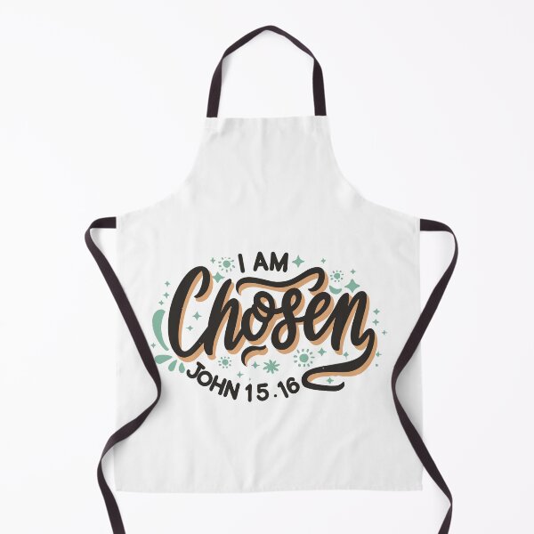 Item preview, Christian Typography: I am Chosen - John 15:16 Verse Design designed and sold by HahaHandlesHub.