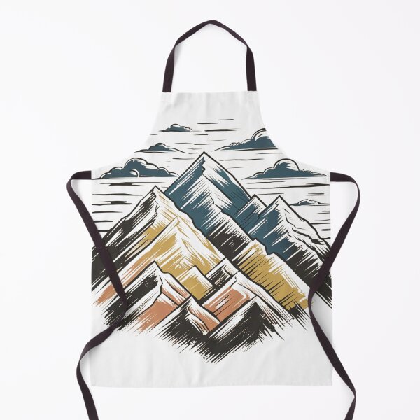 Item preview, Colorful Mountains Sticker designed and sold by NicolasGlowArt.