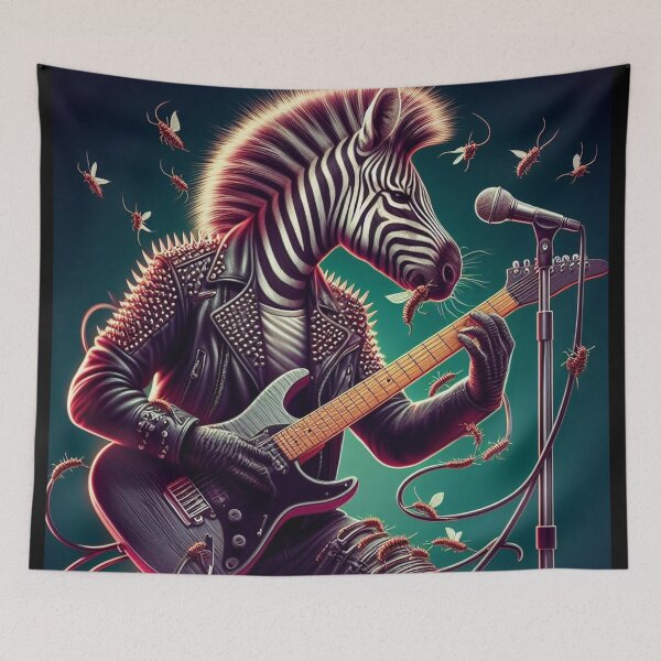 Artikelvorschau, Metalhead Zebra entworfen und verkauft von Oryartil.