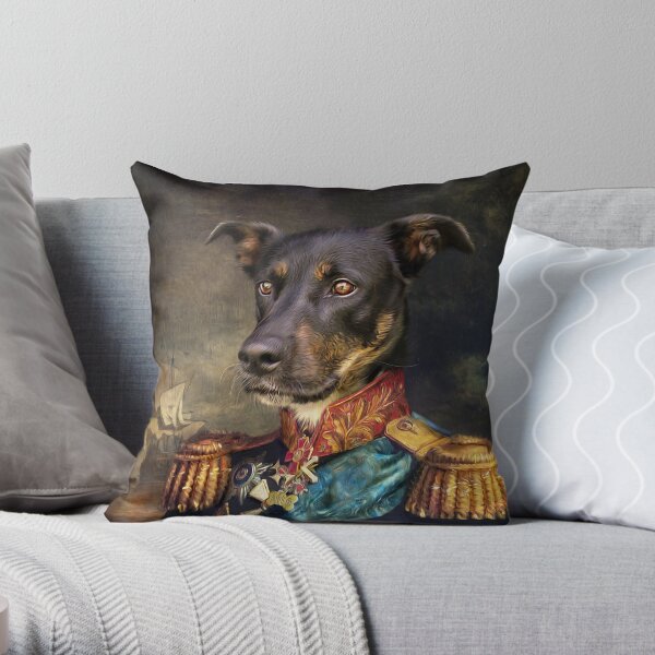 Dog Portrait - Arlo Throw Pillow