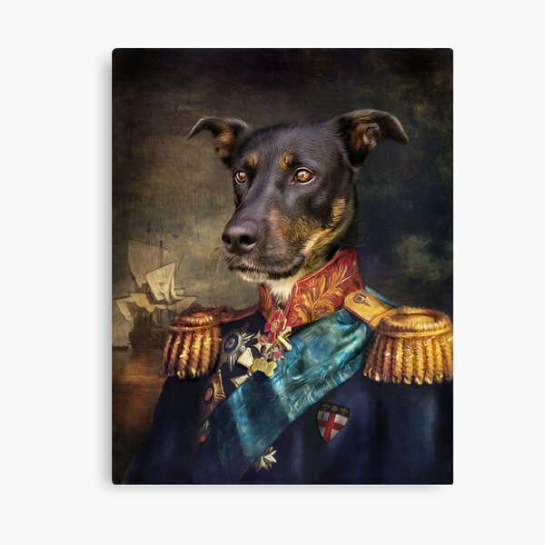 Dog Portrait - Arlo Canvas Print
