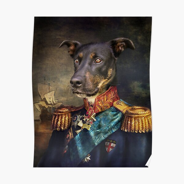 Dog Portrait - Arlo Poster