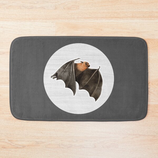 Item preview, Bat Watercolor Drawing designed and sold by LivingColorful.