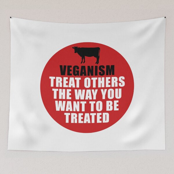 Item preview, Veganism! Treat others the way you want to be treated designed and sold by Nanika-akimoto.
