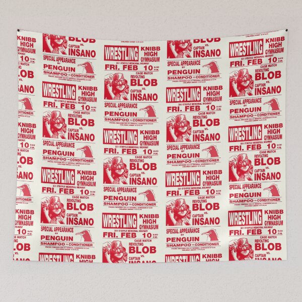 Item preview, The Revolting Blob Wrestling designed and sold by DavidJacobss.
