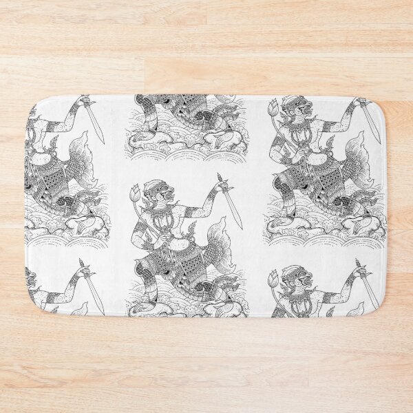 Item preview, Mokey of Lai Thai thai ancient art drawing mural painting designed and sold by Bspaces.
