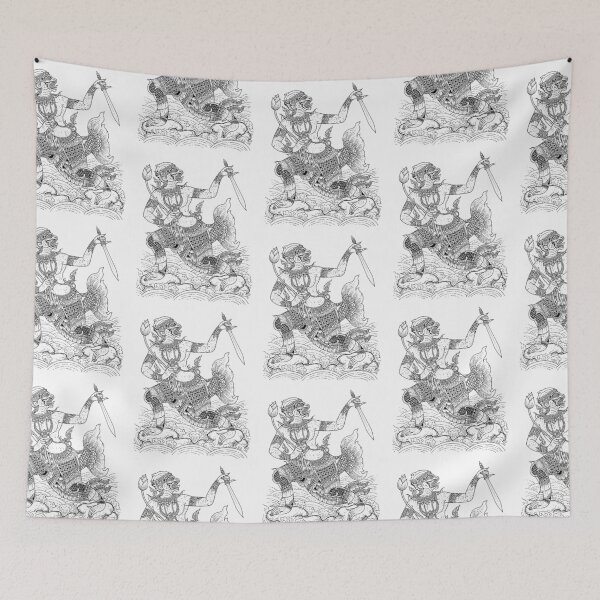 Item preview, Mokey of Lai Thai thai ancient art drawing mural painting designed and sold by Bspaces.