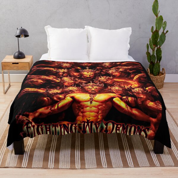 Item preview, Defiance Against Evil: Warrior Fighting Inner Demons Artwork  designed and sold by REALKIRAN.