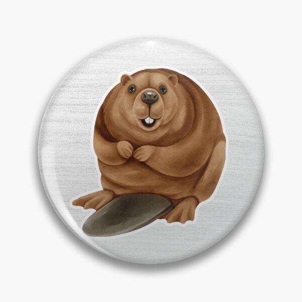 Item preview, Beaver Watercolor Drawing designed and sold by LivingColorful.