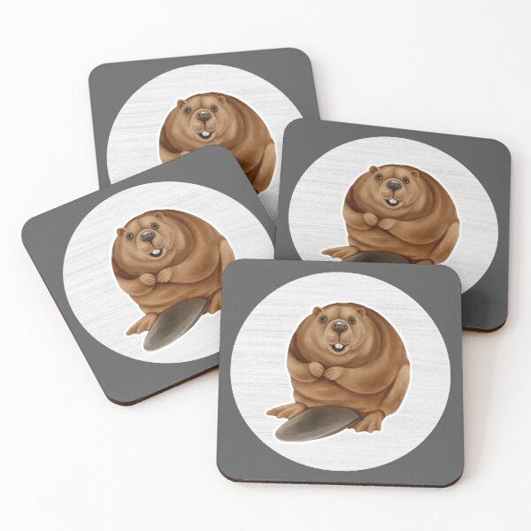 Item preview, Beaver Watercolor Drawing designed and sold by LivingColorful.