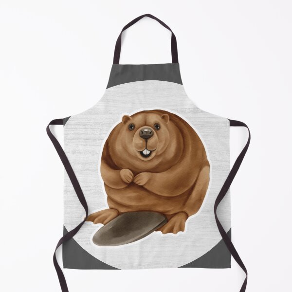 Item preview, Beaver Watercolor Drawing designed and sold by LivingColorful.