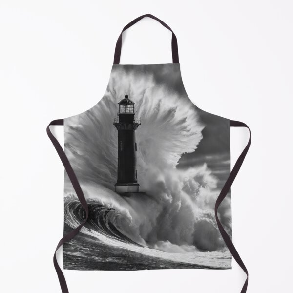 Item preview, Lighthouse in the middle of a storm designed and sold by ultimapp.