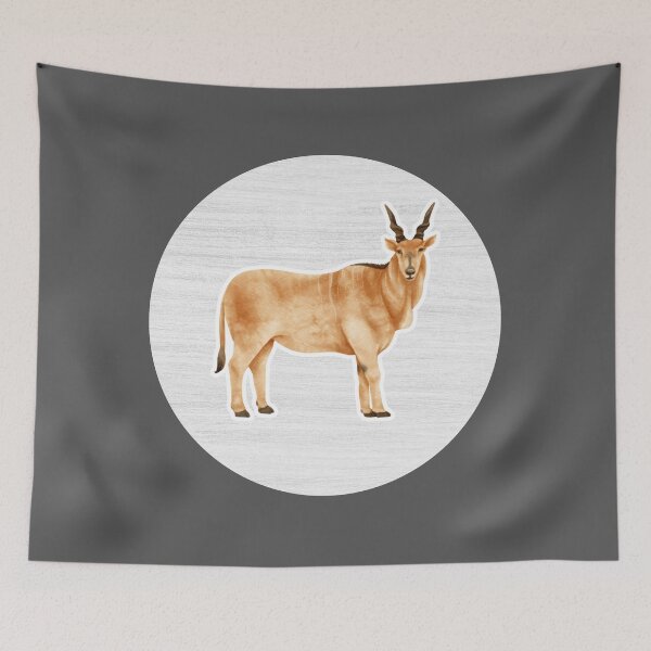 Item preview, Common Eland Watercolor Drawing designed and sold by LivingColorful.