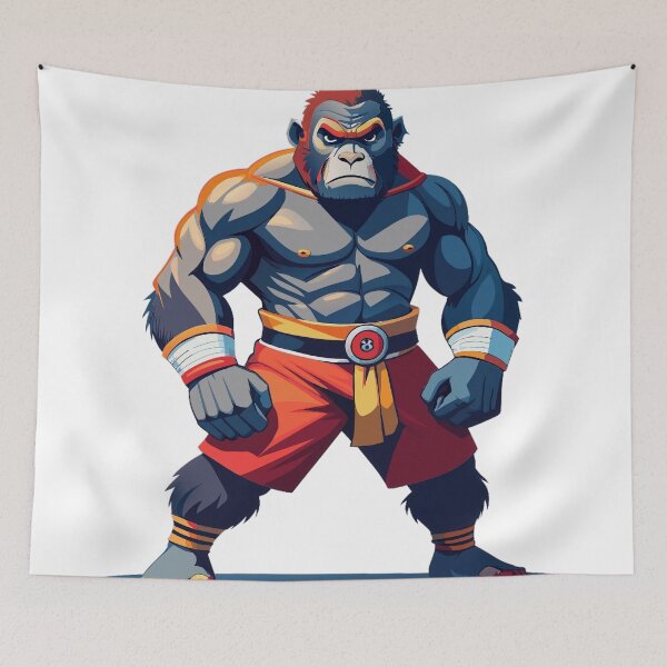 Item preview, muay thai gorilla designed and sold by Arextr.