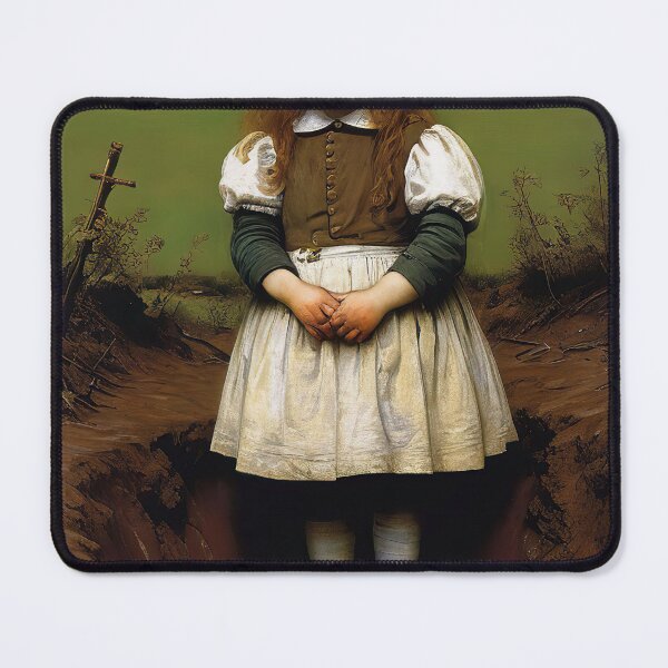 Item preview, Girl in Trench O Millais designed and sold by oheslop.
