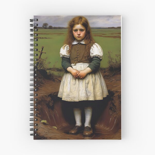 Item preview, Girl in Trench  O Millais designed and sold by oheslop.