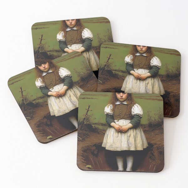Item preview, Girl in Trench  O Millais designed and sold by oheslop.