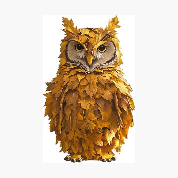 Item preview, An autumn owl designed and sold by WildernessTints.