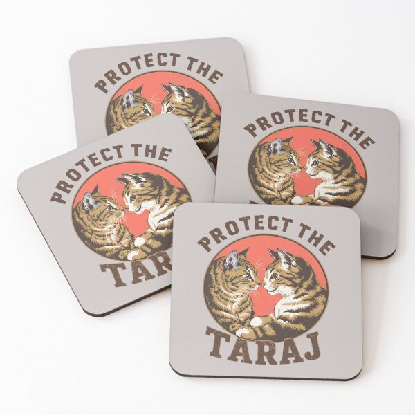 Item preview, Endangered Taraj Cats: A Call to Action in Red and Brown designed and sold by SplashTastic.