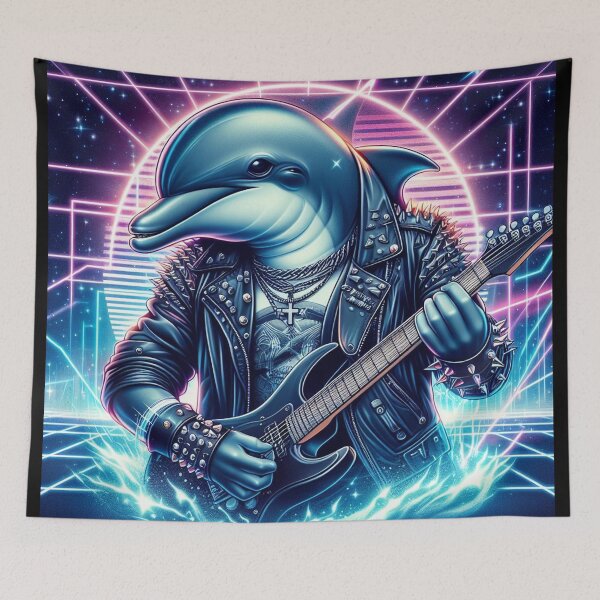 Artikelvorschau, Metalhead-Delfin entworfen und verkauft von Oryartil.