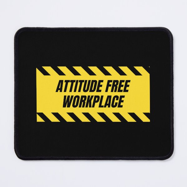 Item preview, Attitude free workplace sticker for work and office goers and professionals designed and sold by crazymessygirl.