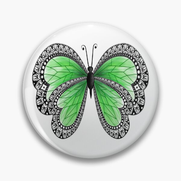 Item preview, Green fairy butterfly n°2 designed and sold by Audrey Janvier | AJD.