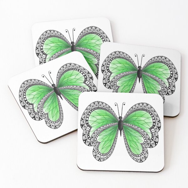 Item preview, Green fairy butterfly n°2 designed and sold by Audrey Janvier | AJD.