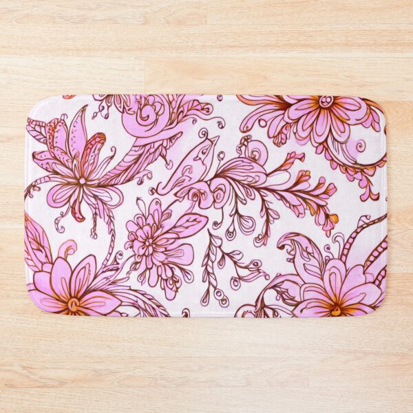 Item preview, Delicate pink floral watercolours designed and sold by Flowersonstuff.