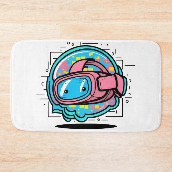 Item preview, Colorful Futuristic Cartoon VR Virtual Reality Headset For Gamers designed and sold by HobbiesPrints.