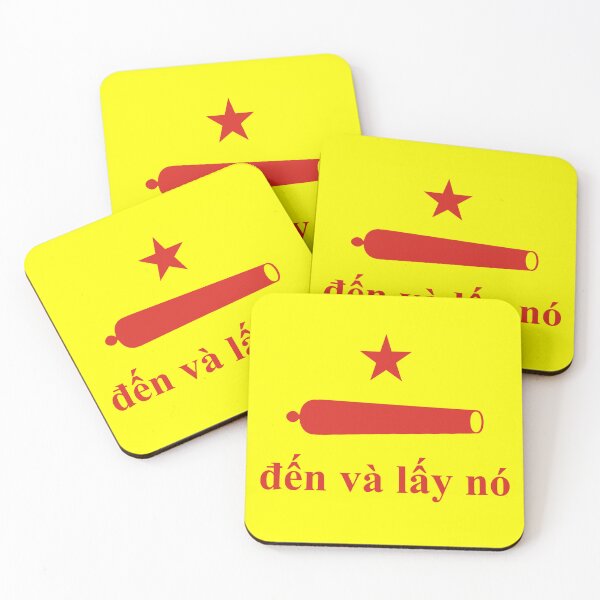 Item preview, South Vietnamese National CATI Flag (Cờ 'đến và lấy' của miền Nam Việt Nam) designed and sold by JonathanR1994.