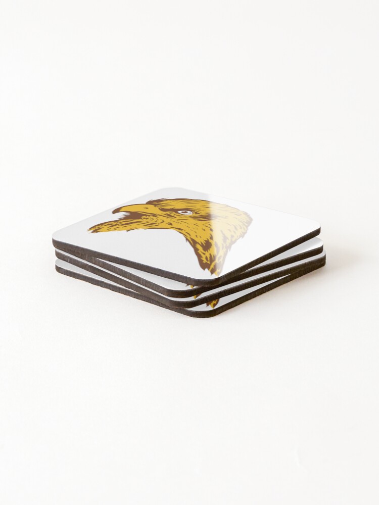 Thumbnail 4 of 5, Coasters (Set of 4), Hawk designed and sold by LegallyDistinct.