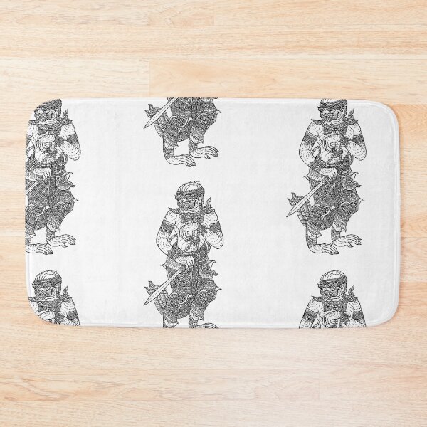 Item preview, That mokey of Lai Thai thai ancient art drawing mural painting designed and sold by Bspaces.