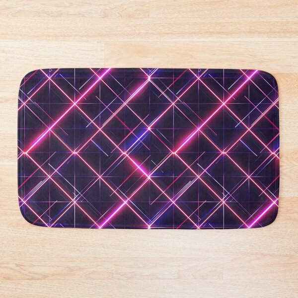 Item preview, Neon Grid, Seamless Pattern designed and sold by patternicco.