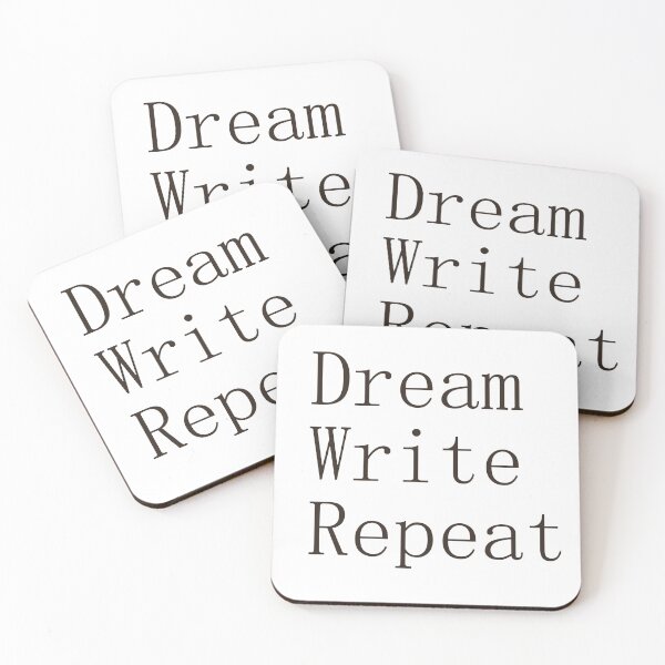 Item preview, Funny Fanfiction Gift Dream Write Repeat designed and sold by Suukunna.