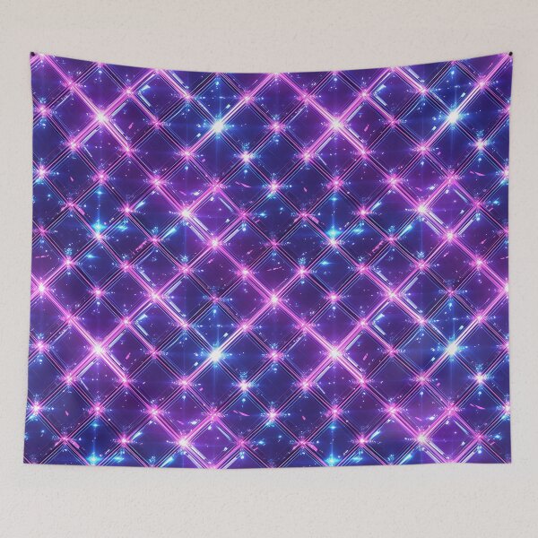 Item preview, Neon Grid, Seamless Pattern designed and sold by patternicco.