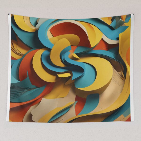 Item preview, Vivid Whirls: A Kaleidoscope of Colorful Curls designed and sold by Vrush83.