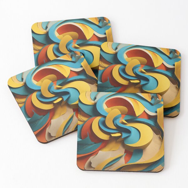 Item preview, Vivid Whirls: A Kaleidoscope of Colorful Curls designed and sold by Vrush83.