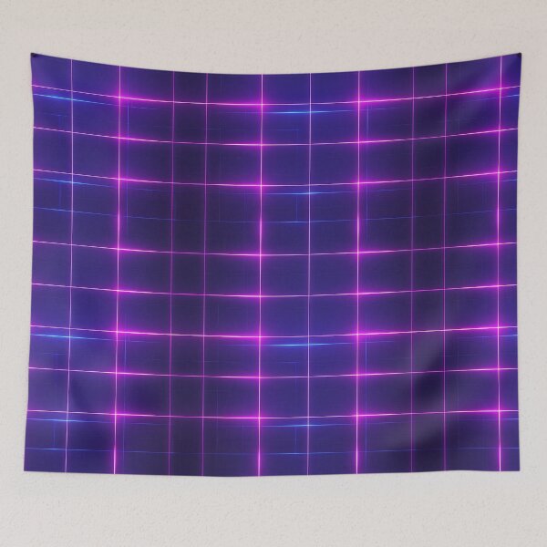 Item preview, Neon Grid, Seamless Pattern designed and sold by patternicco.