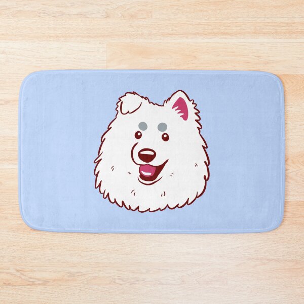 Item preview, Cute samoyed dog face designed and sold by Yaragold.