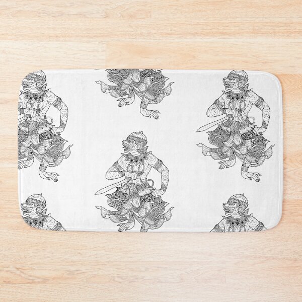 Item preview, The moody mokey Vol2 of Lai Thai thai ancient art drawing mural painting designed and sold by Bspaces.