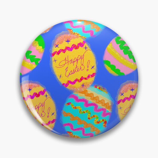 Item preview, Easter Egg Hunt - Colored Easter Eggs - Hand-drawn Repeating Pattern designed and sold by Victoria Rose.