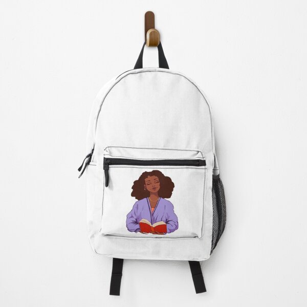 Item preview, Black girl with afro reading designed and sold by gi-gianna.