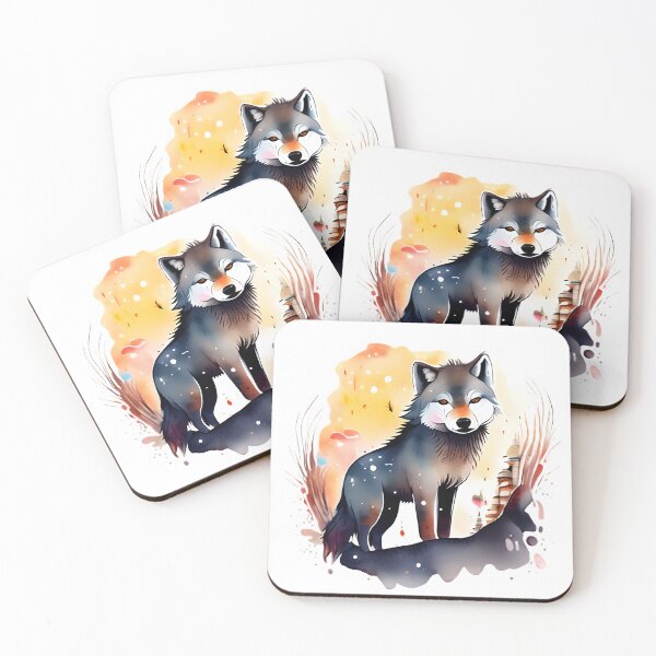 Item preview, Amazing Watercolor Wolf designed and sold by NaMieSz.