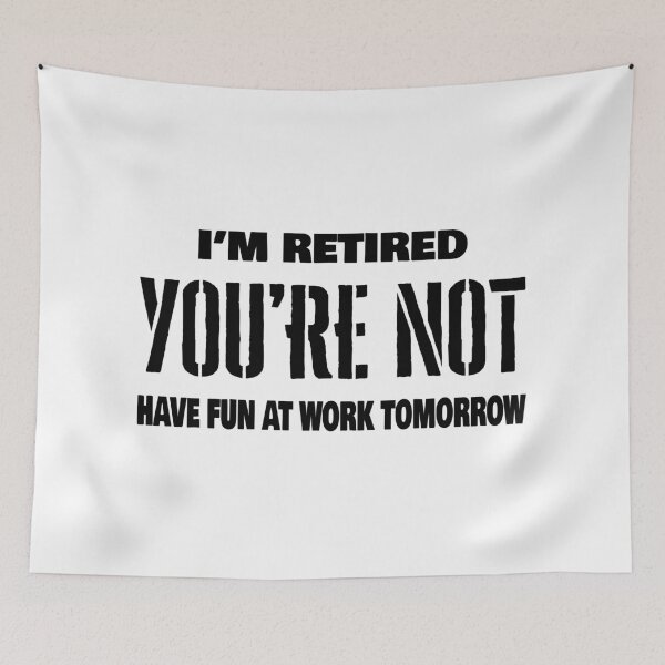 Item preview, I'm Retired. You're Not. designed and sold by Angry Swan Designs.
