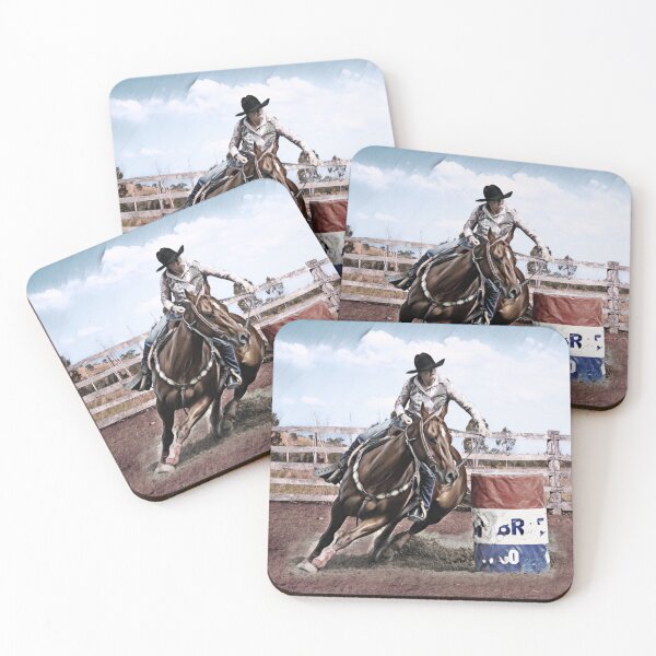 Item preview,  COURAGE IS GRACE UNDER PRESSURE, BARREL RACER QUOTE, AWESOME ART FOR EVERYTHING designed and sold by Barbara Jean Photo Art And Design.